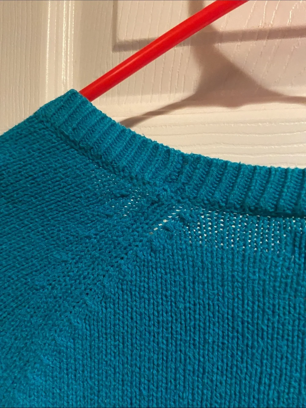 Teal Cable-Knit Crewneck Sweater - Sonoma